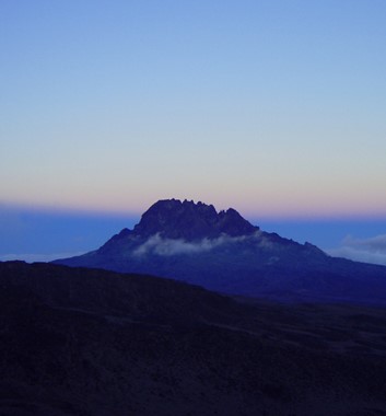 Kilimanjaro's second peak Mwenzi