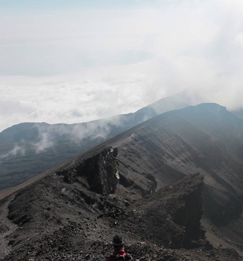 Mount Meru summit ridge