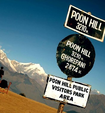 Poon Hill - Sign
