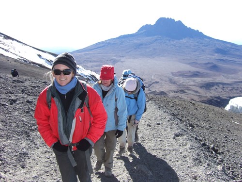 Mount Kilimanjaro - approaching the summit