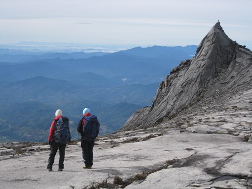 Mount Kinabalu summit plateau with couple.jpg