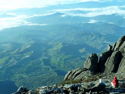 Mount Kinabalu_Kotal Route looking out to lowlands from plateau.jpg
