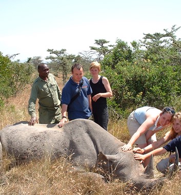 Kenya Safari - Friendly Rhino