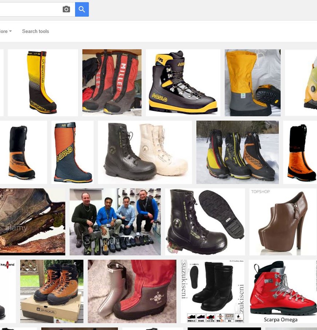 Choosing high altitude boots