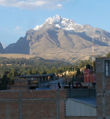 Illimani from La Paz