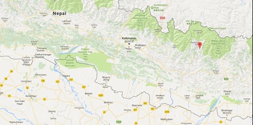 Nepal Map - Bupsa, Bumburi region.JPG