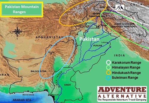 Pakistan Mountain Ranges