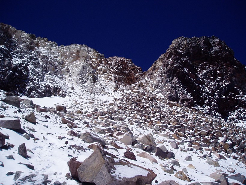 summit massif on ojos del salado